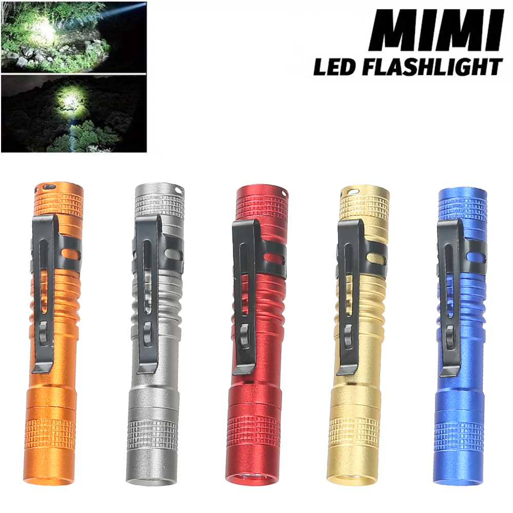 Outdoor Lighting Bollards - 미니 휴대용 LED 펜 라이트 클립