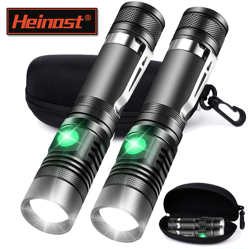 Outdoor Lighting For Home - 충전식 T6 핸드헬드 플래시라이트 18650 사용