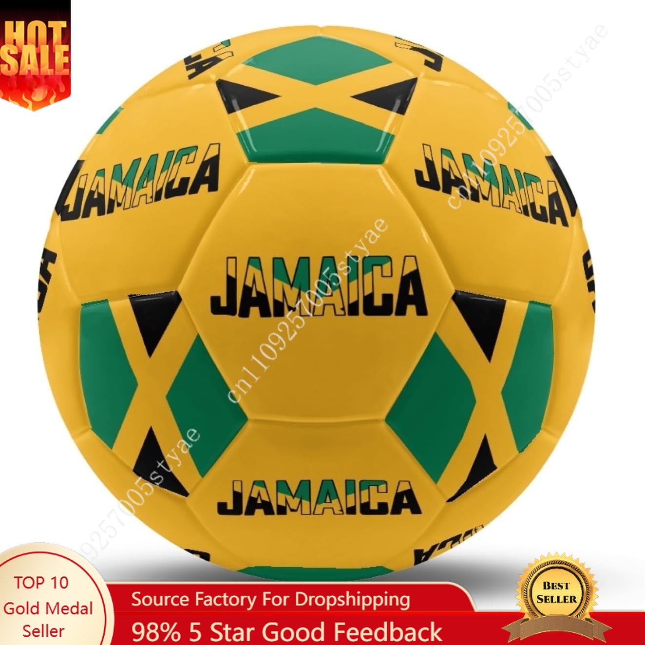 Outdoor Lighting Jamaica - 자메이카 국기 자메이카 축구공 가죽 축구공