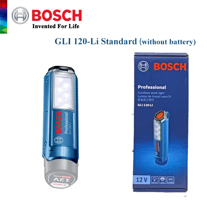 Outdoor Lighting Diy - 보쉬 충전식 라이트 GLI 120-LI 핸드헬드