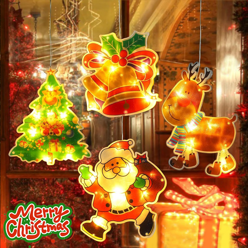 Outdoor Lighting For Store - 1개~10개 세트, 크리스마스 장식용 창문에 걸