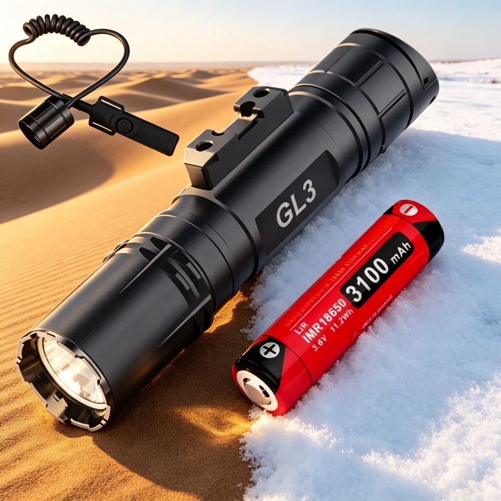 Outdoor Lighting Electric - 클라루스 GL3 전술용 손전등, 2100루멘 LED,