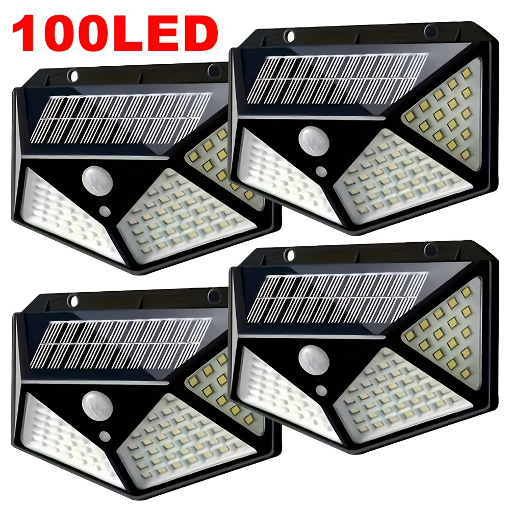 Outdoor Lighting Lamp - 100LED 야외 태양광 정원등, 모션 센서