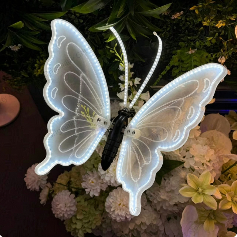 Outdoor Lighting Event - 60cm/40cm/30cm LED 야외 시뮬레이션 다이내믹 나비