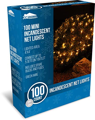 Outdoor Lighting Event - 크리스마스 네트 조명 100개, 따뜻한 흰색
