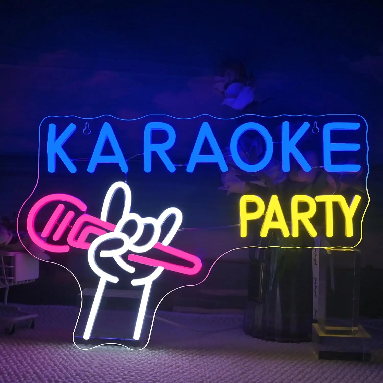 Outdoor Lighting For Store - 노래방 파티 네온사인 USB 디밍 가능
