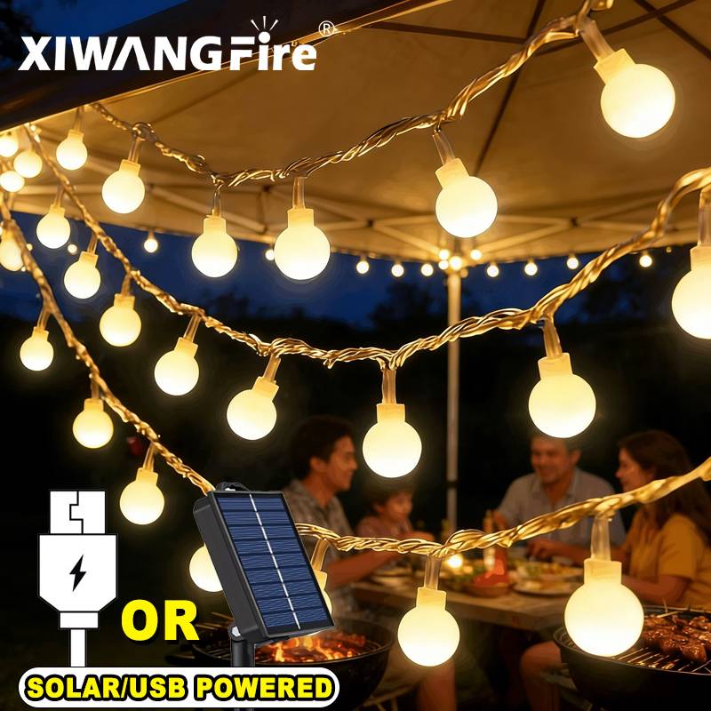 3-10M 태양광/USB/배터리 스트링 조명, 요정 글 - Outdoor Lighting Diy 리뷰 및 가격