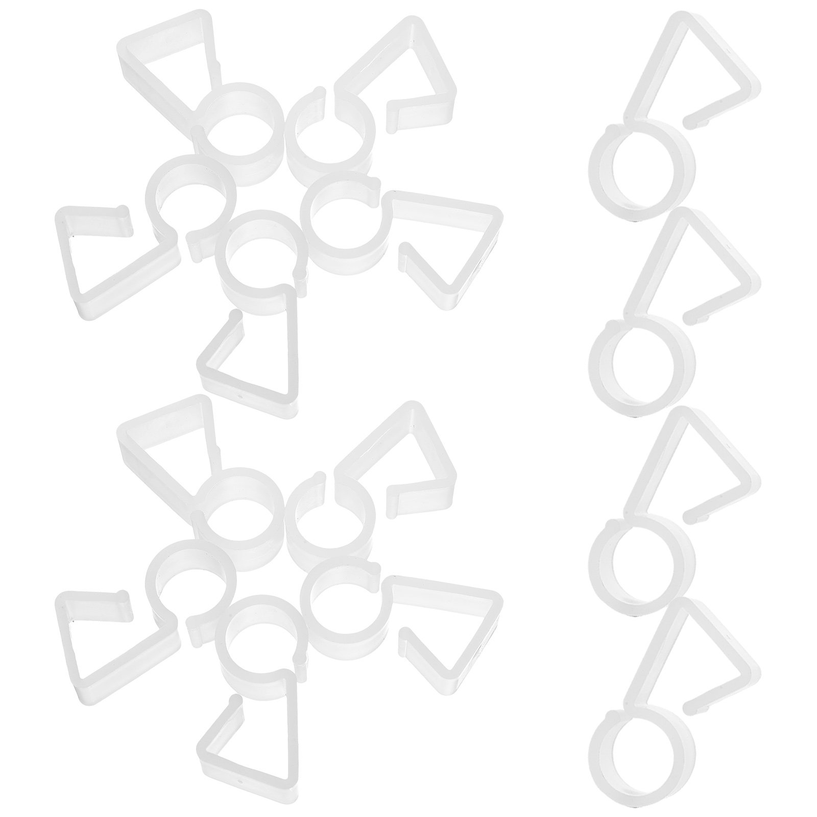 100개 플라스틱 펜던트 훅 독특하고 세련된 디자인 내 - Outdoor Lighting Unique 리뷰 및 가격