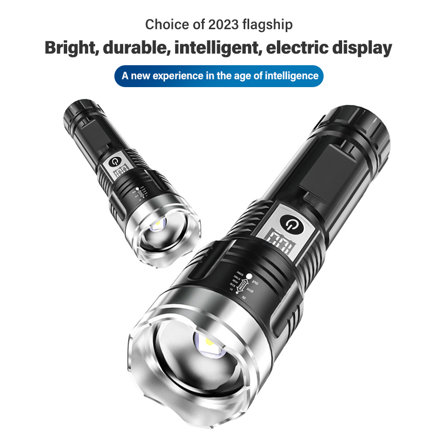 고출력 200000LM LED 손전등 내장 배터리 타입 - Outdoor Lighting Battery Operated 리뷰 및 가격