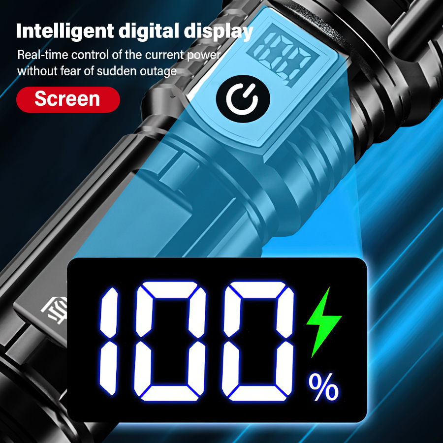 고출력 200000LM LED 손전등 내장 배터리 타입 - Outdoor Lighting Battery Operated 리뷰 및 가격