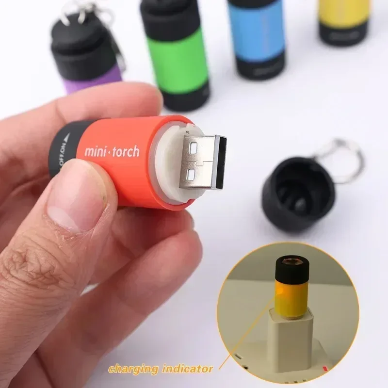 USB 충전식 LED 다기능 강력한 빛 포켓 키체인 손 - Outdoor Lighting Diy 리뷰 및 가격