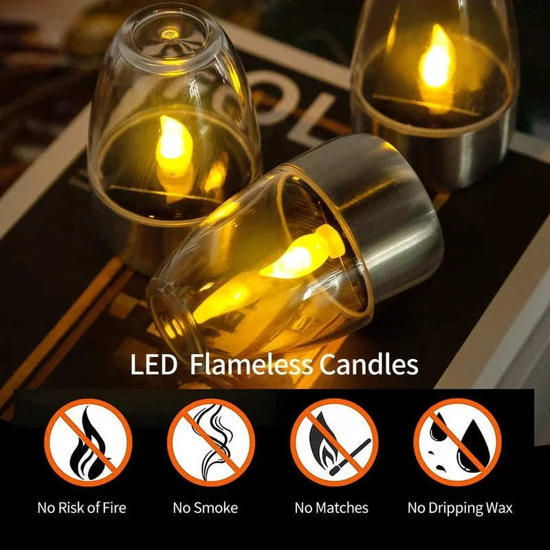 태양광 무연 촛불 야외 방수 LED 야간 조명 정원 결 - Outdoor Lighting Battery Operated 리뷰 및 가격