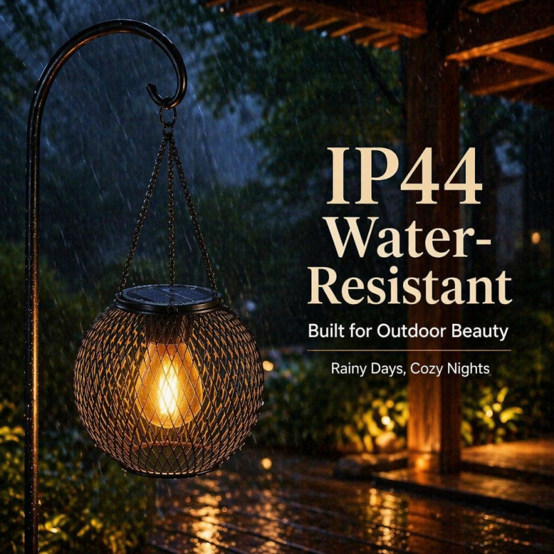 태양열 LED 교수형 플로어 램프 야외 속이 빈 조명  - Outdoor Lighting Diy 리뷰 및 가격