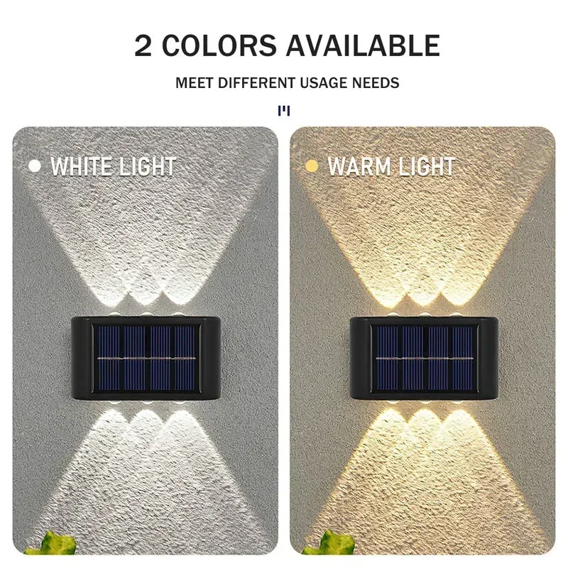 COB 태양광 벽등, 방수 야외 조명, 위아래 볼록 렌 - Outdoor Lighting Lamp 리뷰 및 가격