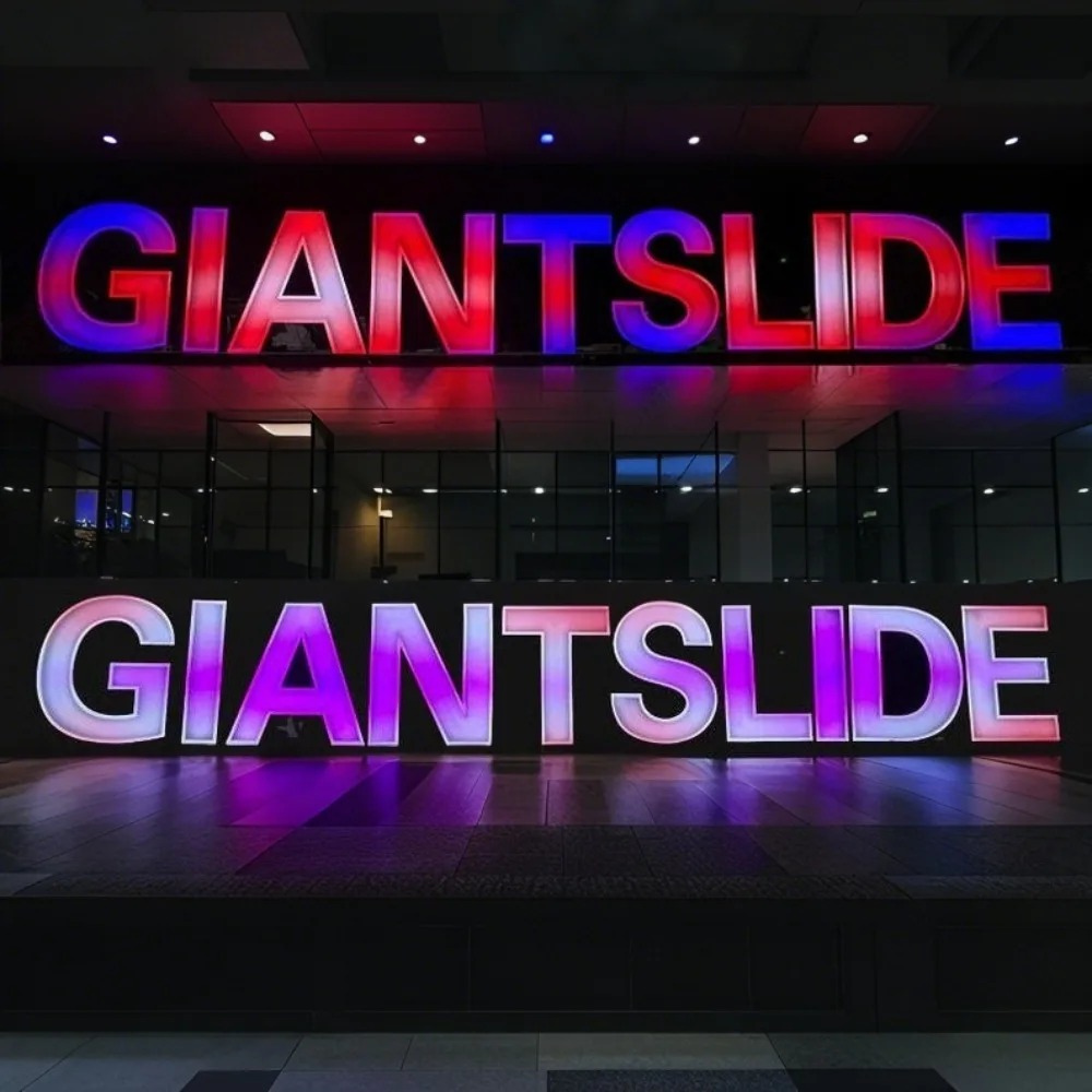 맞춤형 RGB 금속 LED 간판 벽 로고 야외 발광 문 - Outdoor Lighting For Store 리뷰 및 가격