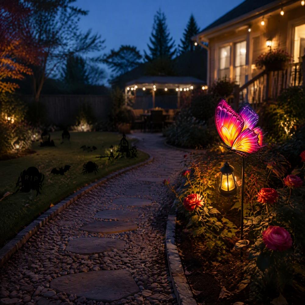 엄마를 위한 특별한 생일 선물: 태양광 나비 정원 장식 - Outdoor Lighting Unique 리뷰 및 가격