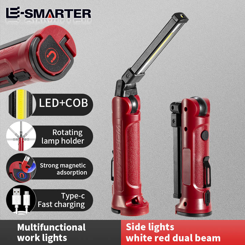 COB LED 작업 조명 충전식 접이식 손전등 야외 캠 - Outdoor Lighting Electric 리뷰 및 가격
