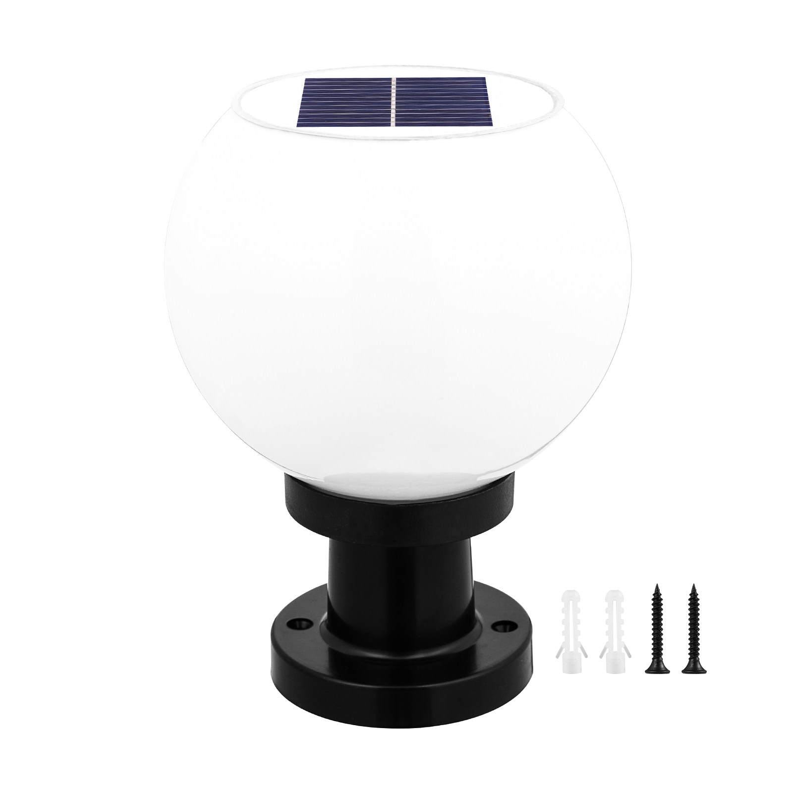 1. 태양광으로 작동하는 둥근 LED 벽걸이 조명, 흰 - Outdoor Lighting And Landscape 리뷰 및 가격