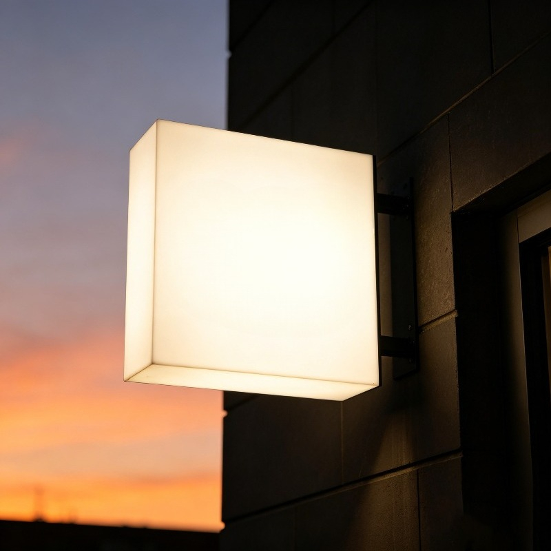 입점형 광고용 조명 박스, 매장 문에 부착하는 LED  - Outdoor Lighting For Store 리뷰 및 가격