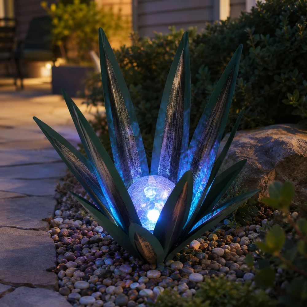 인공 아가베 모양의 태양광 정원 장식 조명, 방수 기능 - Outdoor Lighting Unique 리뷰 및 가격