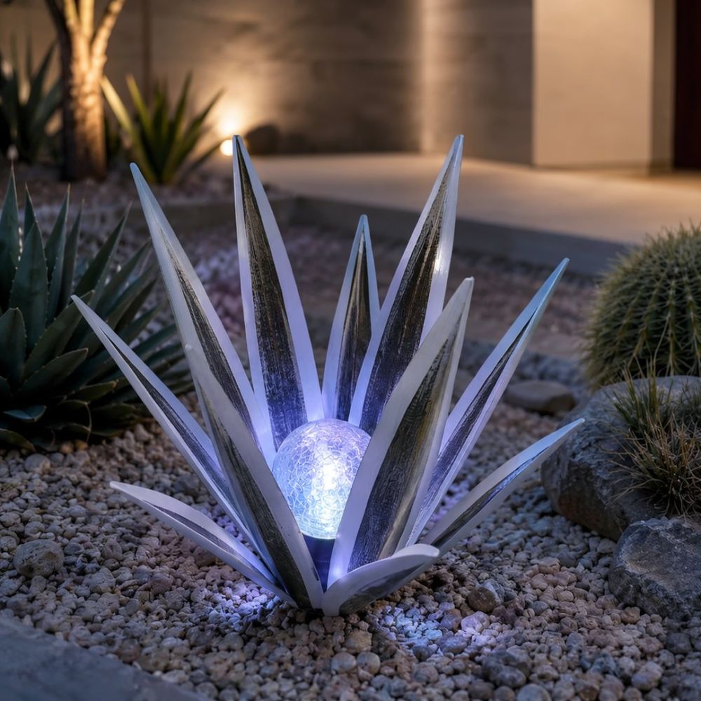 인공 아가베 모양의 태양광 정원 장식 조명, 방수 기능 - Outdoor Lighting Unique 리뷰 및 가격