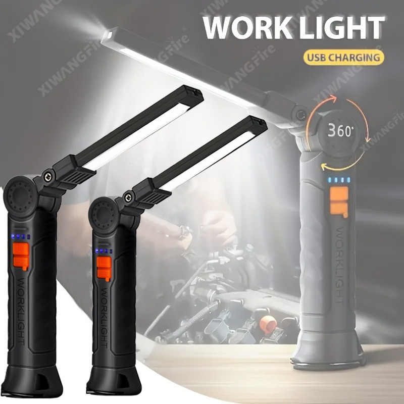 자석 및 후크가 있는 충전식 LED 손전등 작업등, 작 - Outdoor Lighting Diy 리뷰 및 가격