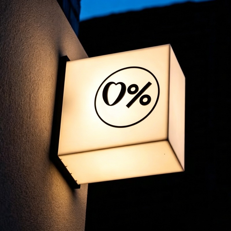 입점형 광고용 조명 박스, 매장 문에 부착하는 LED  - Outdoor Lighting For Store 리뷰 및 가격
