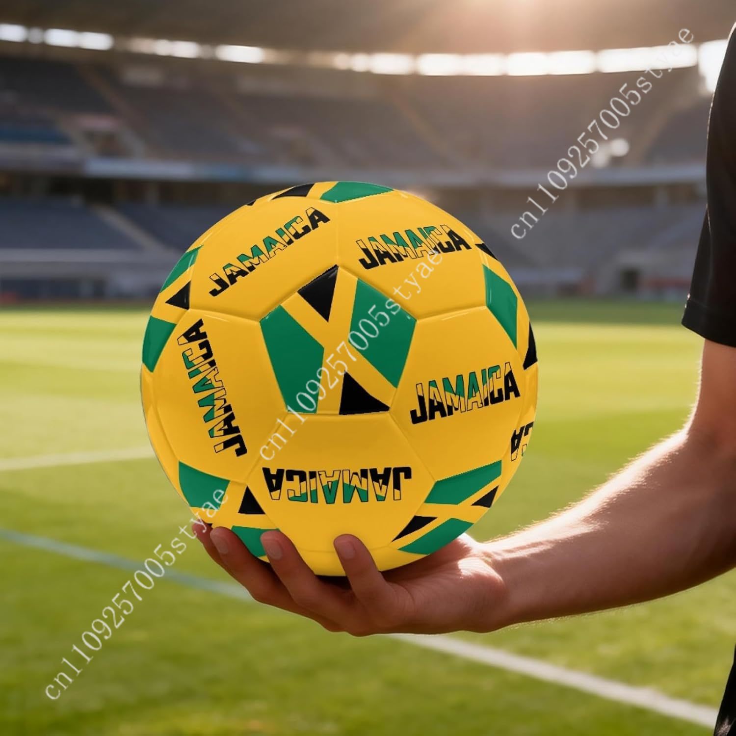 자메이카 국기 자메이카 축구공 가죽 축구공 가벼운 스포 - Outdoor Lighting Jamaica 리뷰 및 가격