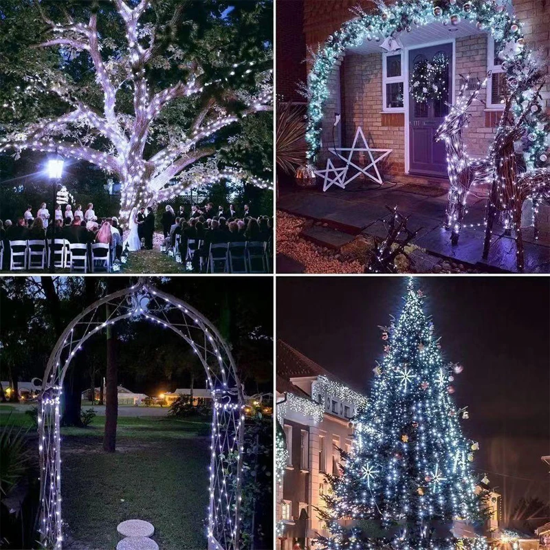 5M/10M/20M LED 구리 와이어 문자열 조명 8 - Outdoor Lighting Event 리뷰 및 가격