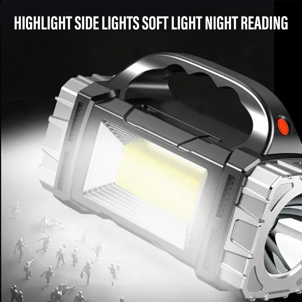 새로운 업그레이드 충전식 고출력 태양광 LED 손전등, - Outdoor Lighting Diy 리뷰 및 가격