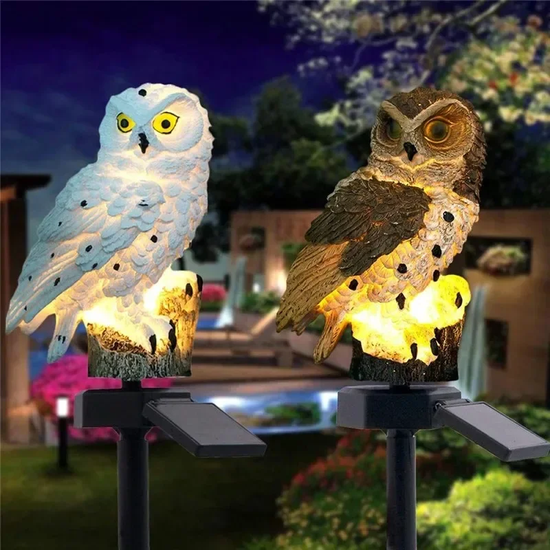 태양광 올빼미 조각상 정원등 LED 방수 야외 장식 ( - Outdoor Lighting Diy 리뷰 및 가격