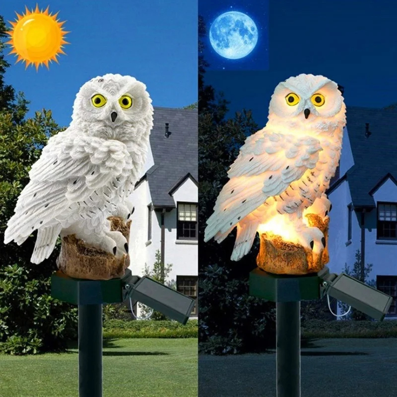 태양광 올빼미 조각상 정원등 LED 방수 야외 장식 ( - Outdoor Lighting Diy 리뷰 및 가격