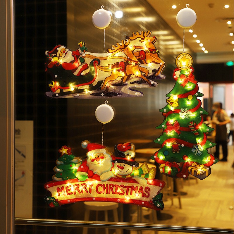 1개~10개 세트, 크리스마스 장식용 창문에 걸 수 있 - Outdoor Lighting For Store 리뷰 및 가격