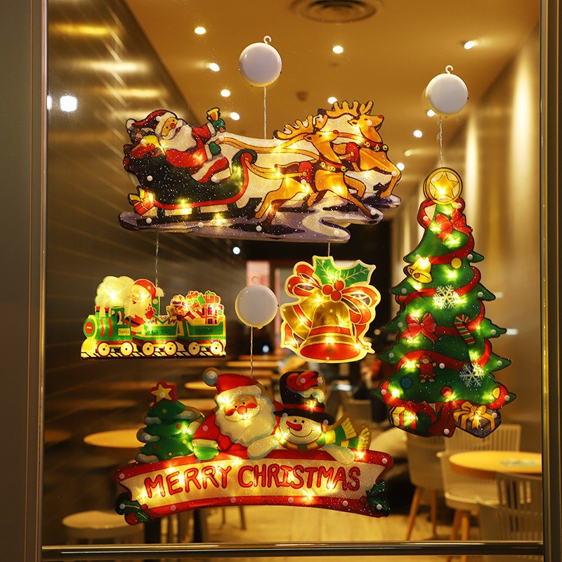 1개~10개 세트, 크리스마스 장식용 창문에 걸 수 있 - Outdoor Lighting For Store 리뷰 및 가격