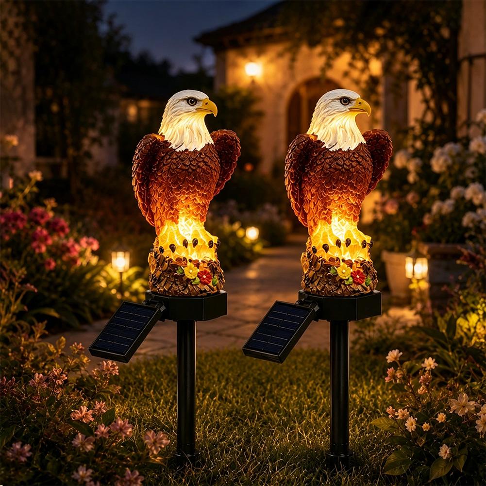 태양광 레진 독수리 모양 정원등, 실외 LED 지면등, - Outdoor Lighting Ground Fixtures 리뷰 및 가격
