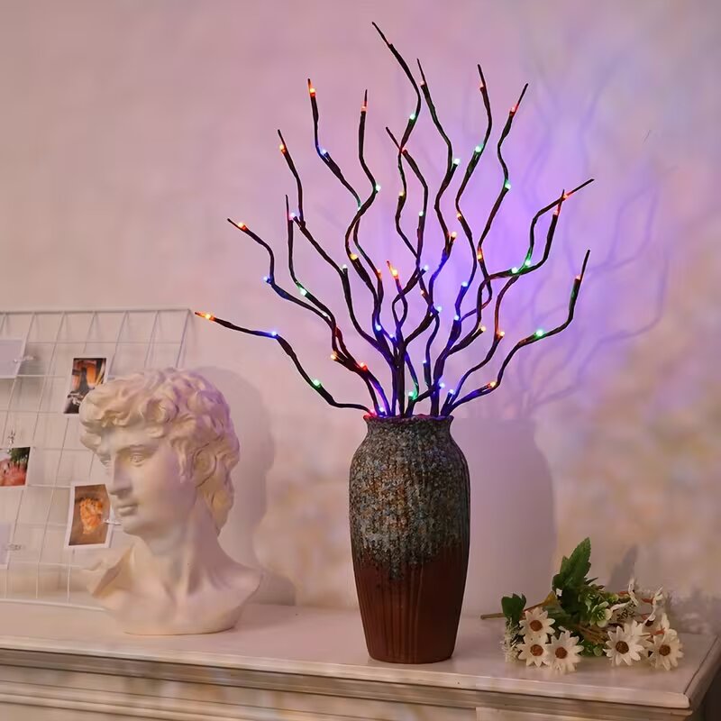 1/2PC 20LED 벚꽃 나무 가지 조명 실내외 홈  - Outdoor Lighting Lamp 리뷰 및 가격