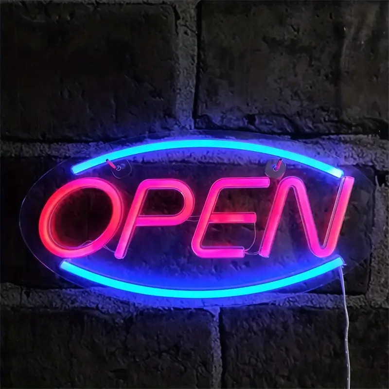 OPEN LED 네온사인, USB 네온사인, 침실 벽  - Outdoor Lighting For Store 리뷰 및 가격