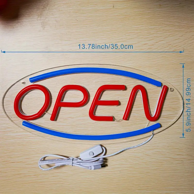 OPEN LED 네온사인, USB 네온사인, 침실 벽  - Outdoor Lighting For Store 리뷰 및 가격