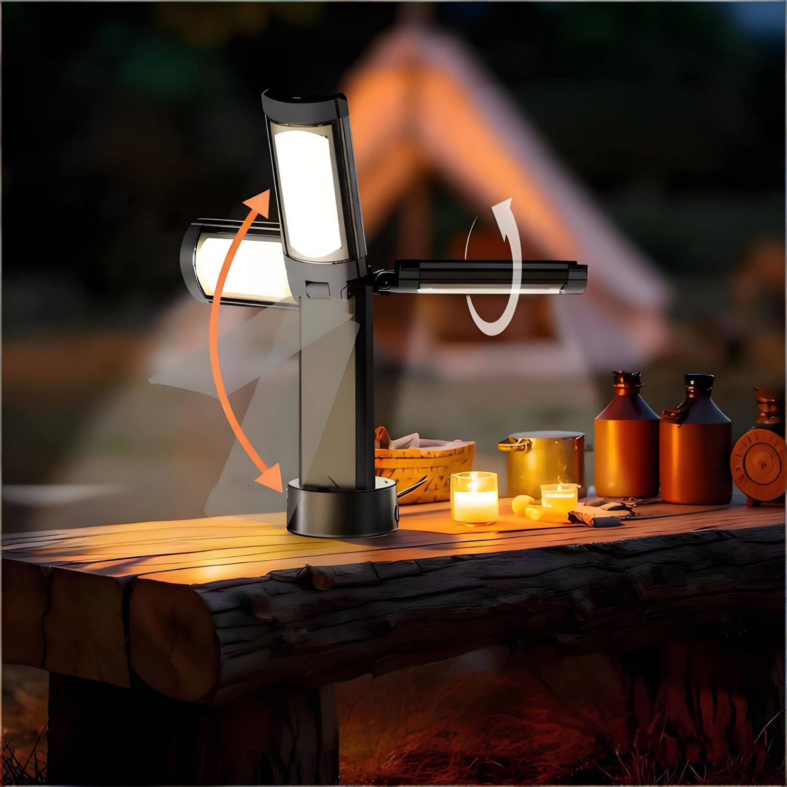 텔레스코픽 텐트 램프 높이 조절 가능 휴대용 캠핑 램프 - Outdoor Lighting Lamp 리뷰 및 가격