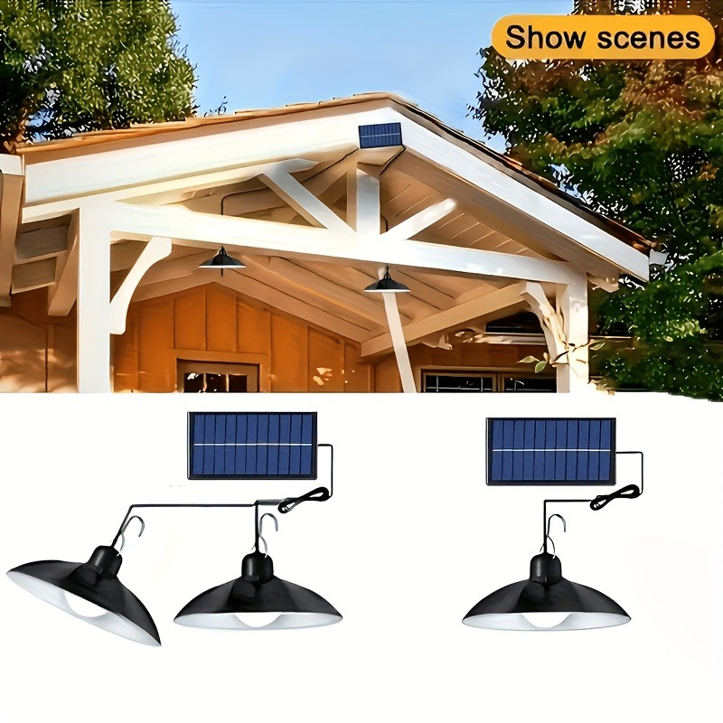 1개 태양광 펜던트 조명 야외 LED 램프 이중/단일  - Outdoor Lighting Pendant 리뷰 및 가격