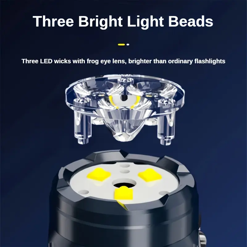 펜 클립이 있는 미니 3LED 손전등, 야간 산책, 휴 - Outdoor Lighting Diy 리뷰 및 가격