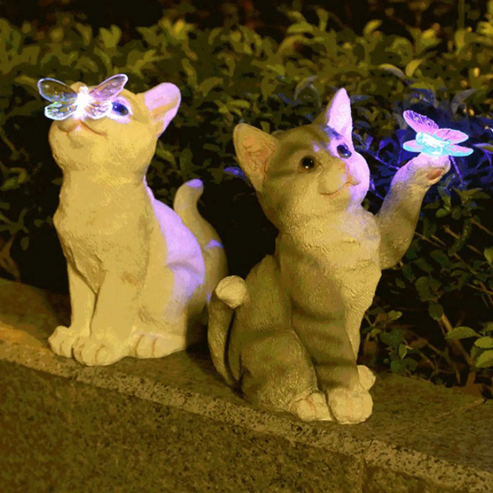 야외 고양이 조각상 펜던트 정원 LED 태양광 조명 귀 - Outdoor Lighting Pendant 리뷰 및 가격