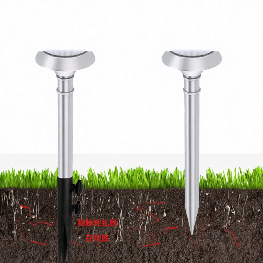 실외용 태양광 정원 조명대 지지대용 교체용 금속 접지  - Outdoor Lighting Ground Fixtures 리뷰 및 가격